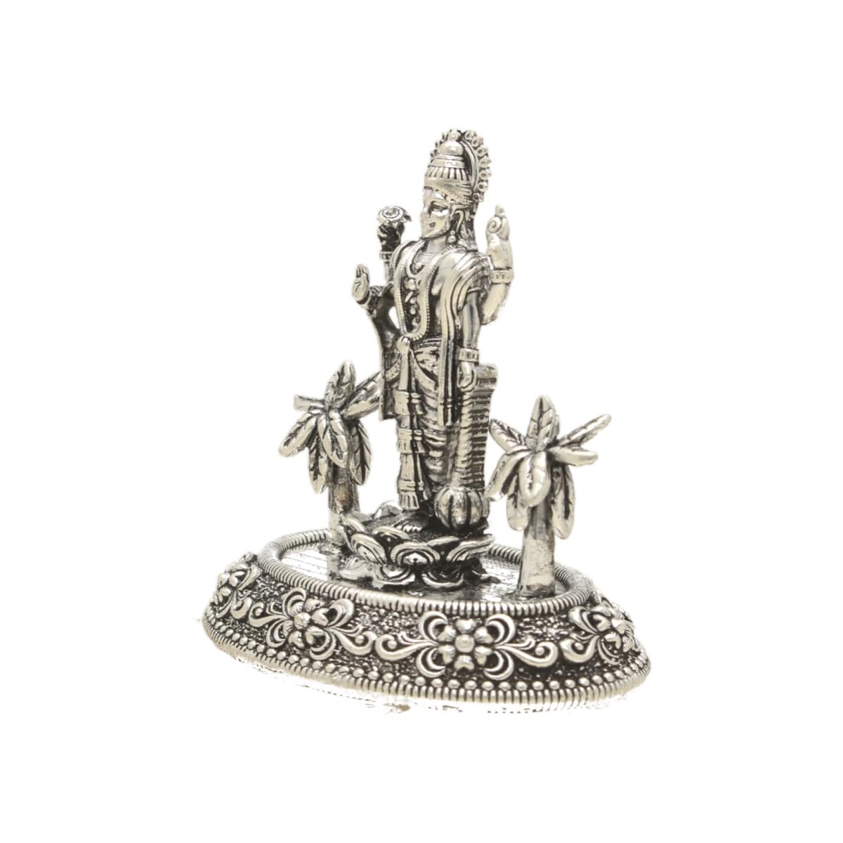 Sri Jagdamba Pearls 14 Grams Lord Vishnu Silver Idol